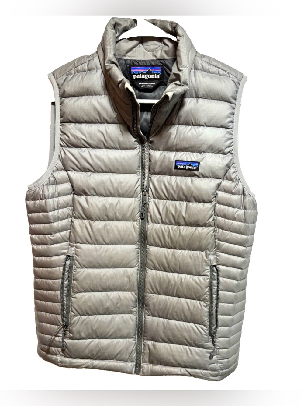 Patagonia Gray Quilted Down Vest